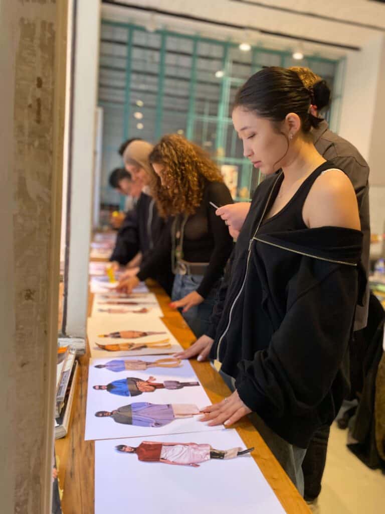 IFA Paris fashion sketching