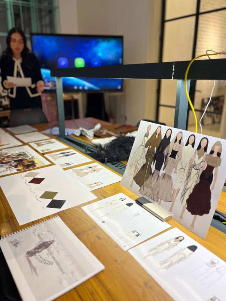 IFA Paris fashion sketching